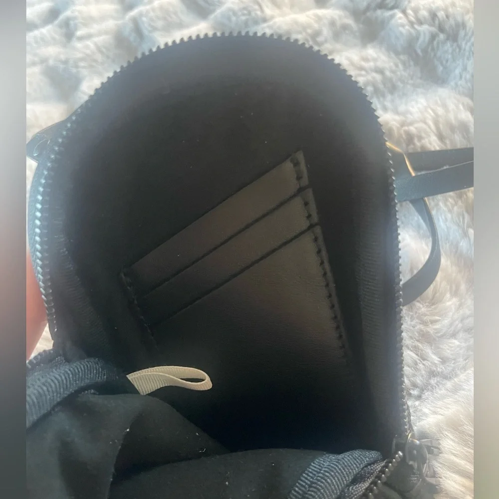 Off White Mens Genuine Leather Small Messenger Bag
